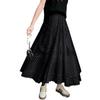 Solid Color Lace Elastic Waist Skirt Women Solid Lace Elastic Waist Skirt