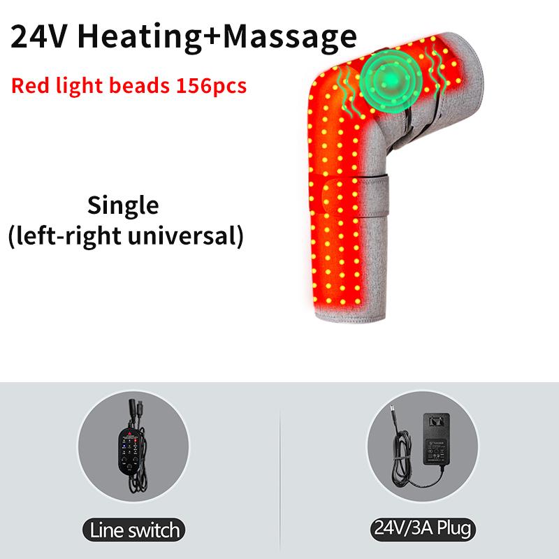 Red Light Bead Heated Leg Knee Protector Relieves Winter Cold Induced Joint Soreness Leg Stiffness Discomfort Gift For Seniors