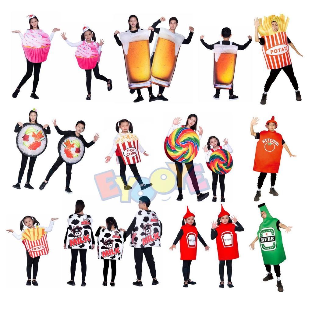 Δημιουργικό Σετ Σνακ Διασυνοριακής Κουζίνας: Παγωτό Μπύρας Ντομάτας, Ποπ Κορν, Πατάτες Τηγανητές Γάλακτος, & Κοστούμι Cosplay