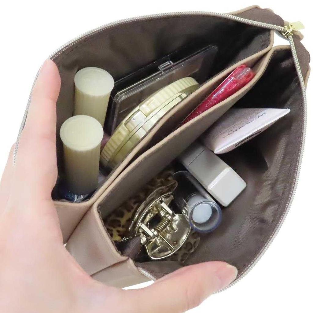 Monchhichi Double Flat Kamio Japan Accessory Case Character Goods Mail Order [Cosmetic Pouch] Pouch/GIRL