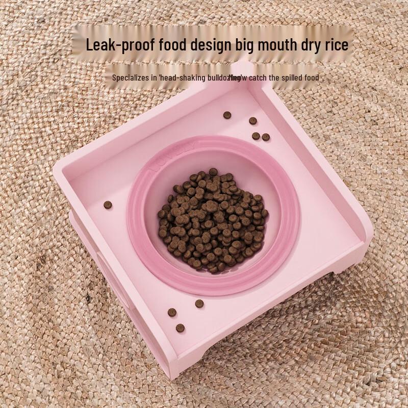 Modular Elevated Pet Feeding Bowl Set with Stand