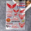 ZLQ4  For Honda Reflective Motorcycle Stickers Waterproof Vinyl Decals For Motorbike Helmet Fuel Tank Bike