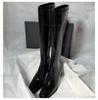 Elegant Heels Women Long Boots Leather Pointed Toe Fashion Shoes 2026 Autumn Trend Design Knee High Boots Botas De Mujer