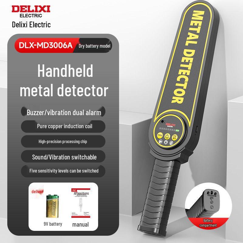 High-Precision Handheld Metal Detector for Security and Exam Room Cell Phone Detection