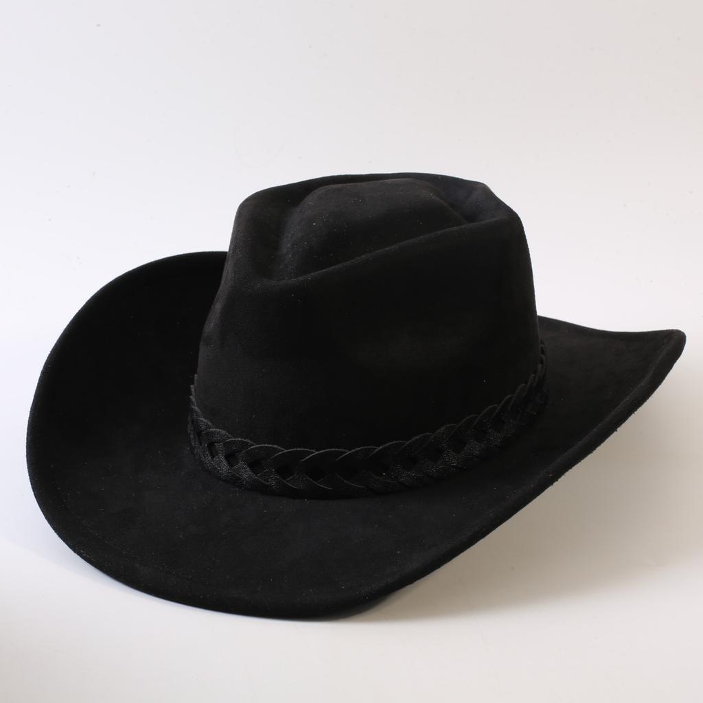 Populaire Europese en Amerikaanse klassieke suède westerse cowboyhoeden, retro mode cowboyhoeden voor mannen en vrouwen