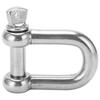 2pcs M18 Screw Pin Anchor Shackle 304 Stainless Steel Heavy Duty DShape Shackle for Chains Wirerope Lifting