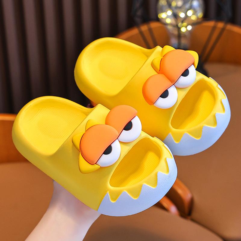 

Summer Children s Sandals Boys Girls Non-Slip Cushioned Anti-Collision Bath Sandals for Kids 220(Insole Length22CM Sui жёлтый