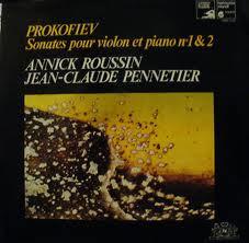 

LP Пластинка СЕРГЕЙ ПРОКОФЬЕВ - АННИК РУССИН & - Сонаты Для Скрипки И Фортепиано №№. 1 HMC5154 Harmonia Mundi 1986 Франция Классика Б/у