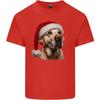Christmas Golden Labrador Xmas Hat Dog Unisexs Light Cotton TShirt