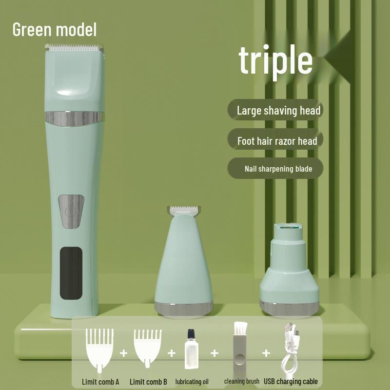 

Pet Electric Clippers for Cats & Dogs - Grooming & Shaving Tool 3-in-1 Clipper