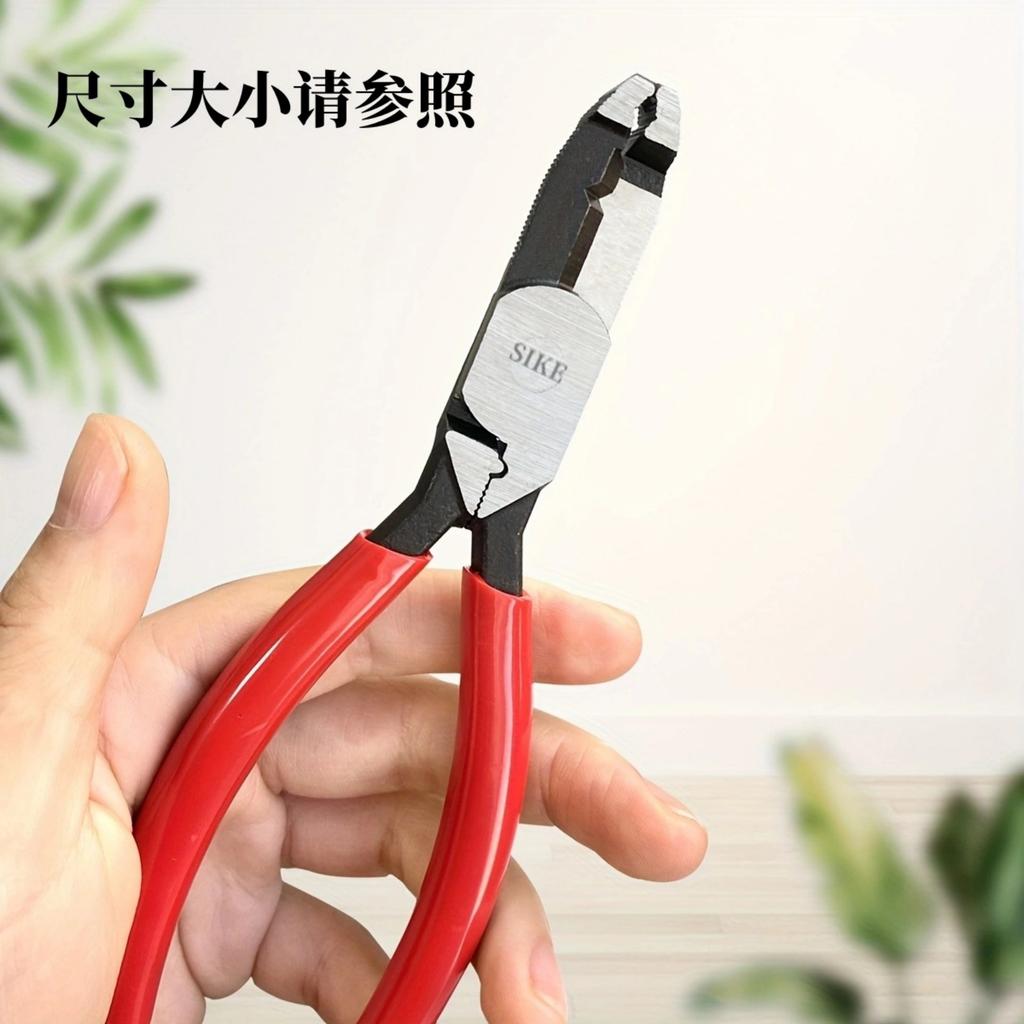 Multifunctional High Strength Steel Nail Puller Pliers for Woodworking and Home Renovations with Ergonomic Handle Design