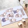 Custom Kpop Team Mat Personalized Name, Polyester Washable Indoor Entryway Rug, Gift for Christmas, Easter, Thanksgiving Day