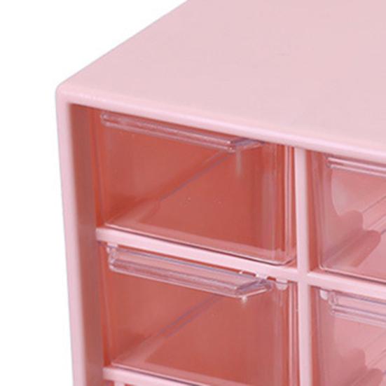 Úložný box Velkokapacitní prostorově úsporný PP zásuvkový typ Organizér pro stolní pero Makeup Box pro domácnost