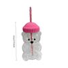 New Bearstraw Cup, 20Oz Cute Bear Glass Tumbler With Reusable Straw - Viral Animal Design For Smoothies, Boba & Iced Coffee