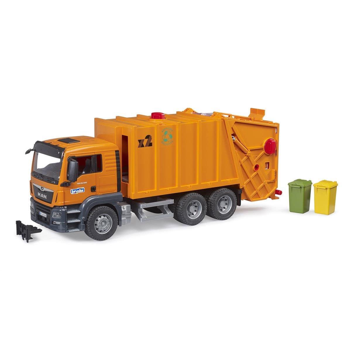 

BR03760 Мусоровоз Man TGS (апельсин) +4 года