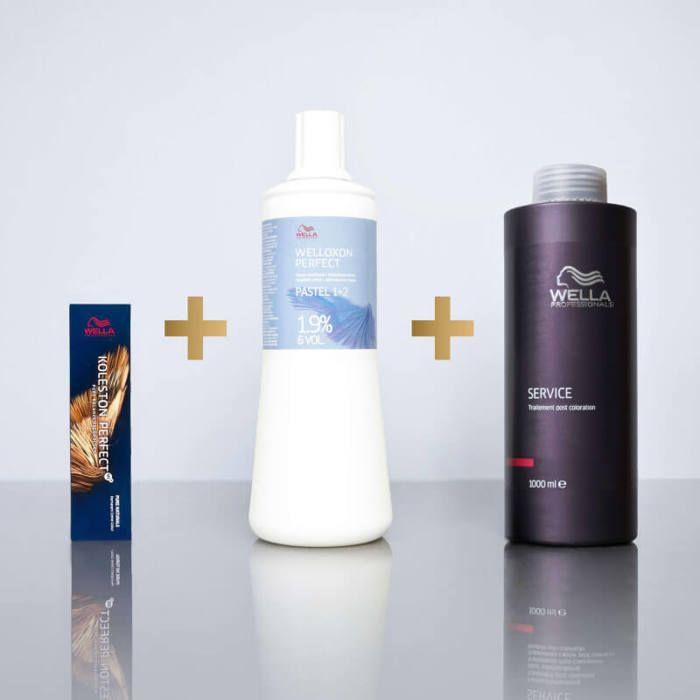 Coloration d'oxydation - WELLA - KP ME+ 2/0 - Noir Pure Naturals - Crème - Tous types de cheveux