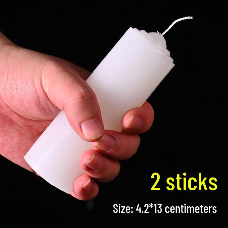 LIEI Large Red Decorative Rubber Candle Large