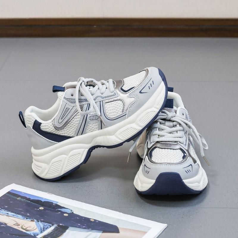 Dad Shoes Women Show Small Feet New Versatile Fashion Spring Mesh Breathable Thick-soled Non-slip Casual Sports Shoes