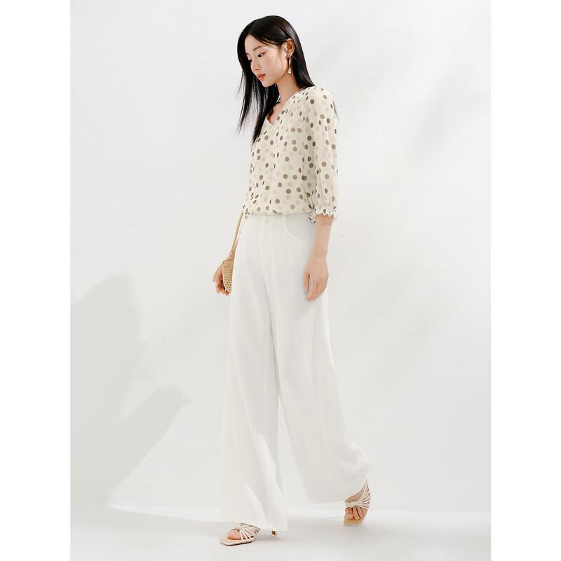 

JUZUI ANNACO Women s 2025 Summer Lyocell Wide-Leg Jeans L