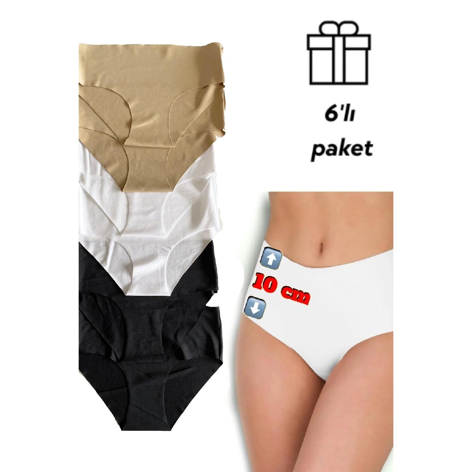 

Лазерная резка бесшовных гибких конвейеров без следов, впитывающих пот, 6 шт. 6 шт. трусиков S-M чистый