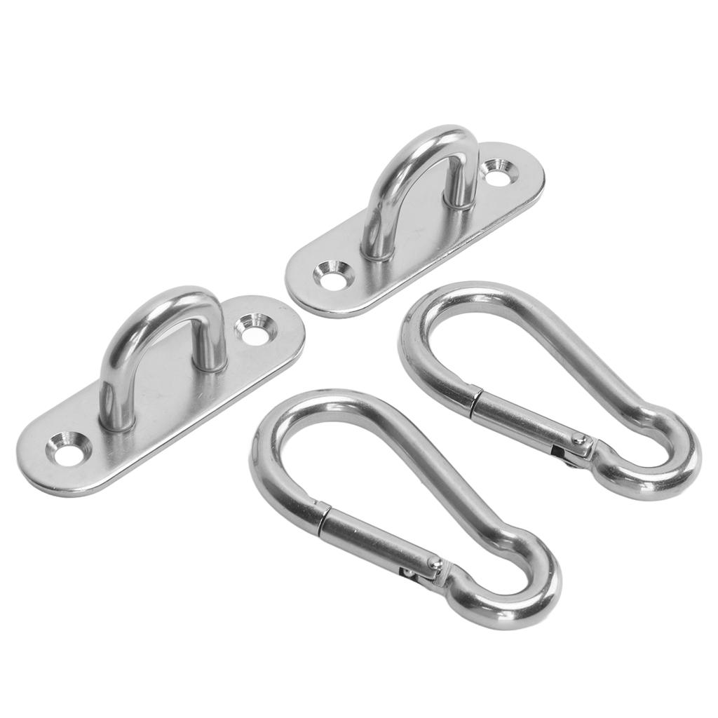 Hammock Chair Hanging Kit Stainless Steel Swing Ceiling Mount Hangers Set for Yoga Hammock Chair Sandbag