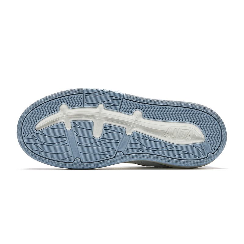 Anta PG8 Casual Versatile Soft Comfortable Trendy Non-Slip Wear-Resistant Low-Top Skate Shoes Women Sneaker White Blue 122538079-3