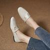 Spring and Summer Handmade Women's Shoes A Niche Retro Mary Jane Lace-up Flat Women's Single Shoe