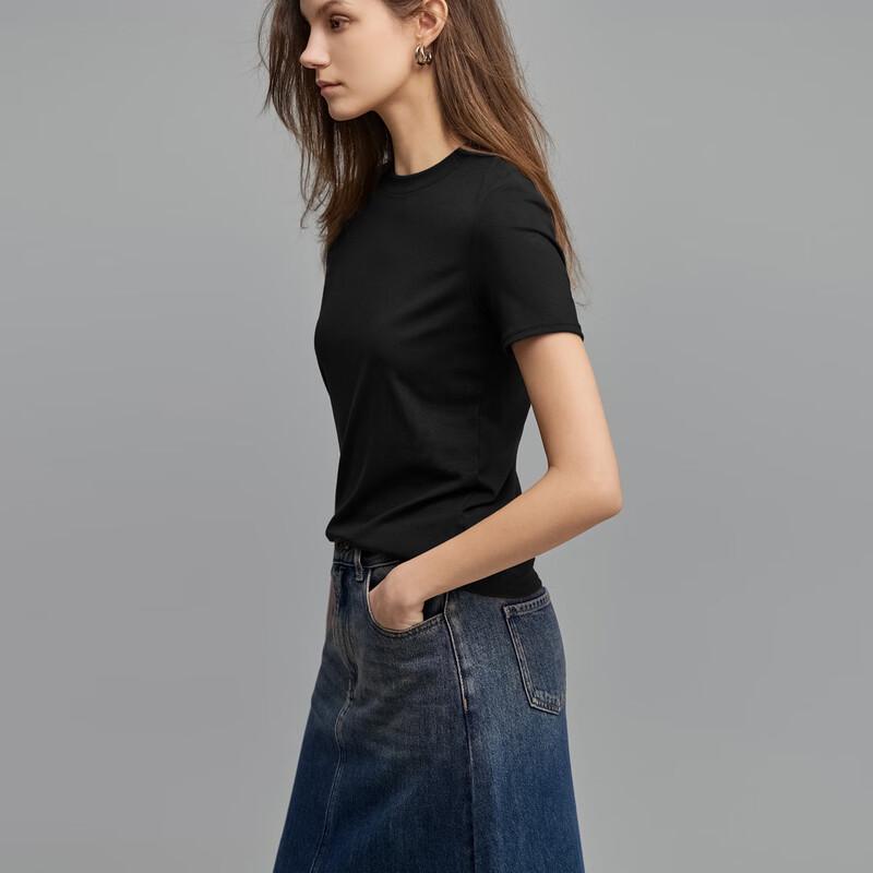 Demana Women s Soft Round Neck Short Sleeve T-Shirt M