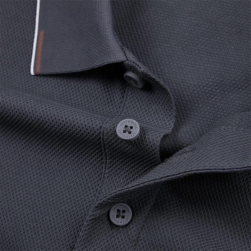 Septwolves Men's Business Casual Polo Shirt