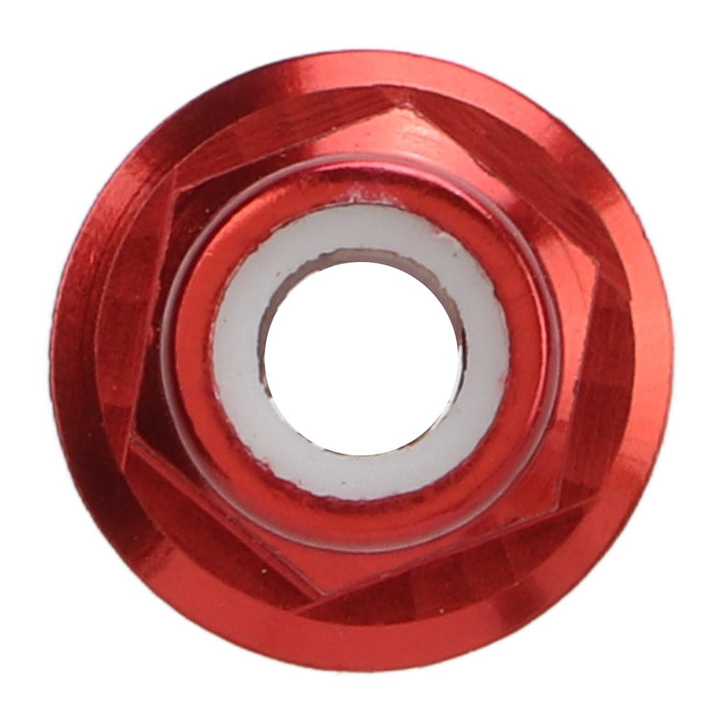 4Pcs RC Car Nuts M4 Aluminum Alloy 4mm Inner Diameter RC Car Accessory for 1 Celsius 10 Remote Control Vehicle