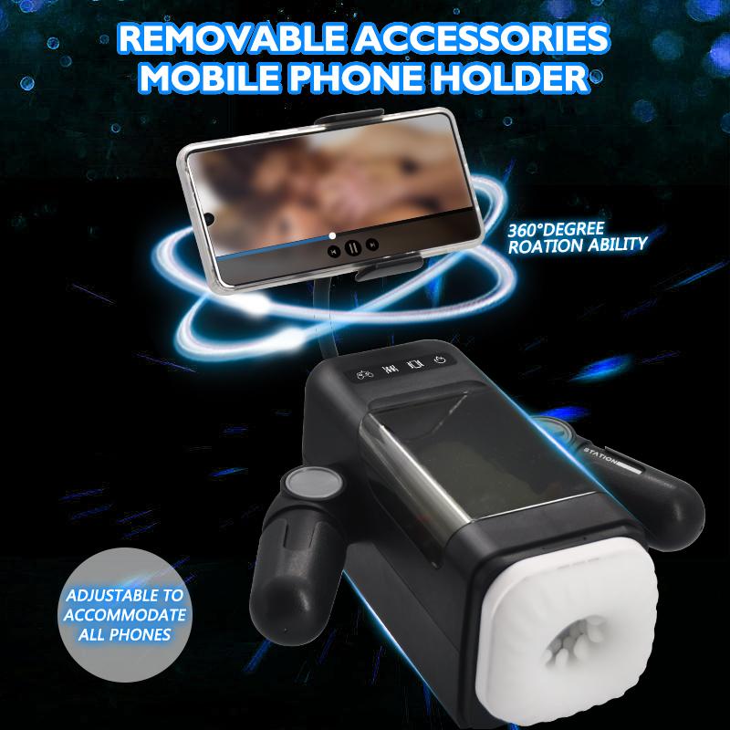 Automatic Thrusting Vibrating with Heating Masturbation for Men Real Vagina Blowjob Male Masturbators