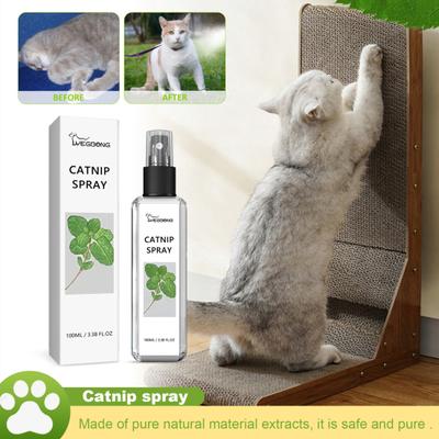 100ML Σπρέι Catnip Relieve Anxiety Relaxation Cat Training Spray Natural Safe Health Care Spray Pet Supplies