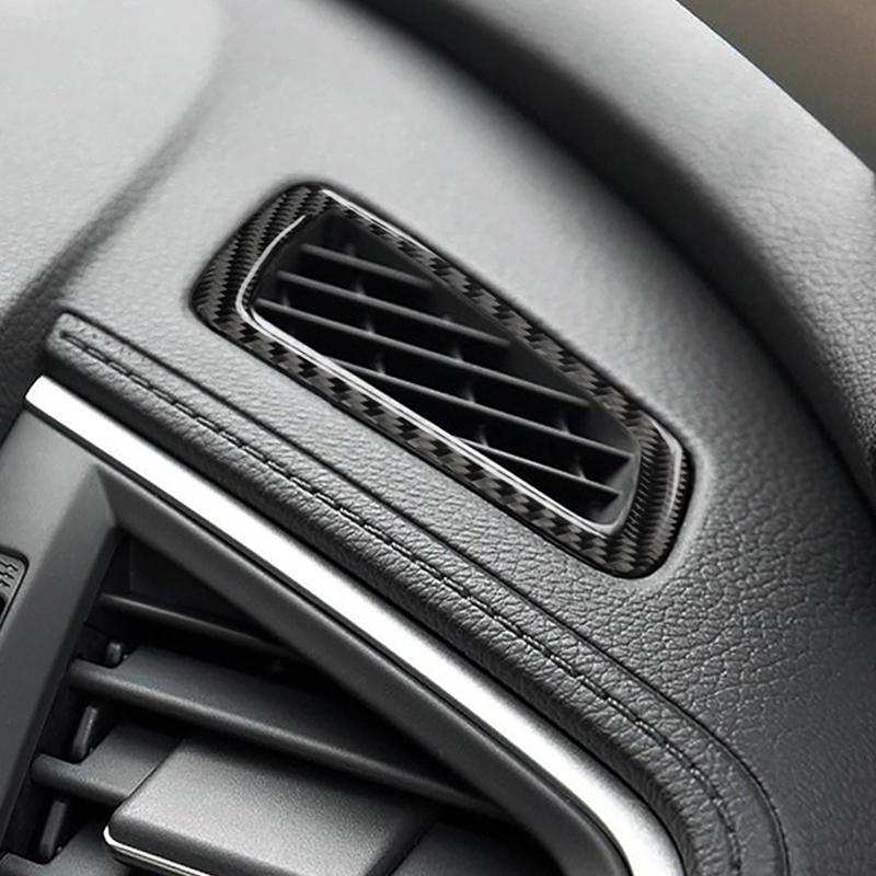 For Honda Civic 10th 2016-2019 Carbon Fiber Sticker  Car Center Console Windows Lifting Control Panel Decoration