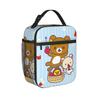Cartoon Rilakkumas Thermal Insulated Lunch Bag for Work  Portable Food Bag Container Thermal Cooler Lunch Boxes