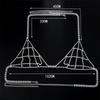 Stonefans Sexy Mesh Chest Chain Jewelry Bra Harness For Women Rhinestone Crystal Bralette Underwear Bra Chain Bikini Accessories