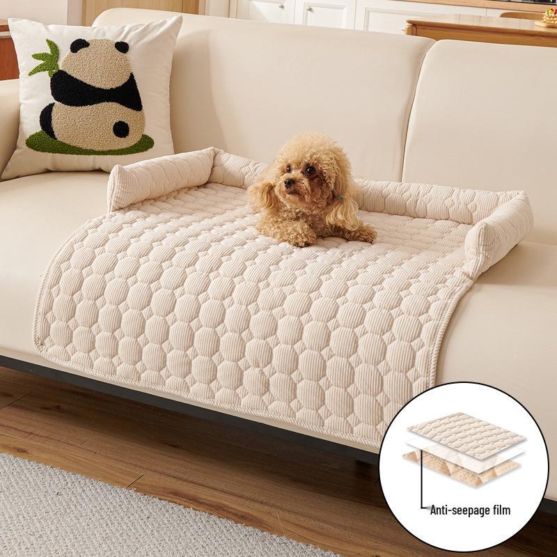 Thickened Anti-Scratch Pet Sofa Cushion: Non-Slip Nest & Mat for Cats and Dogs