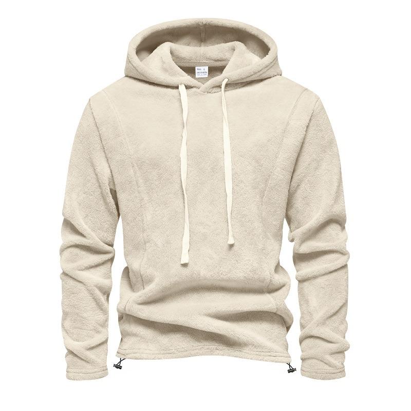 Men S Fleece Hooded Long Sleeve Sweatshirt For Autumn Outdoor Sports