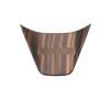 For Toyota Camry 2018- Peach Wood Grain Steering Wheel U Type Cover Trim
