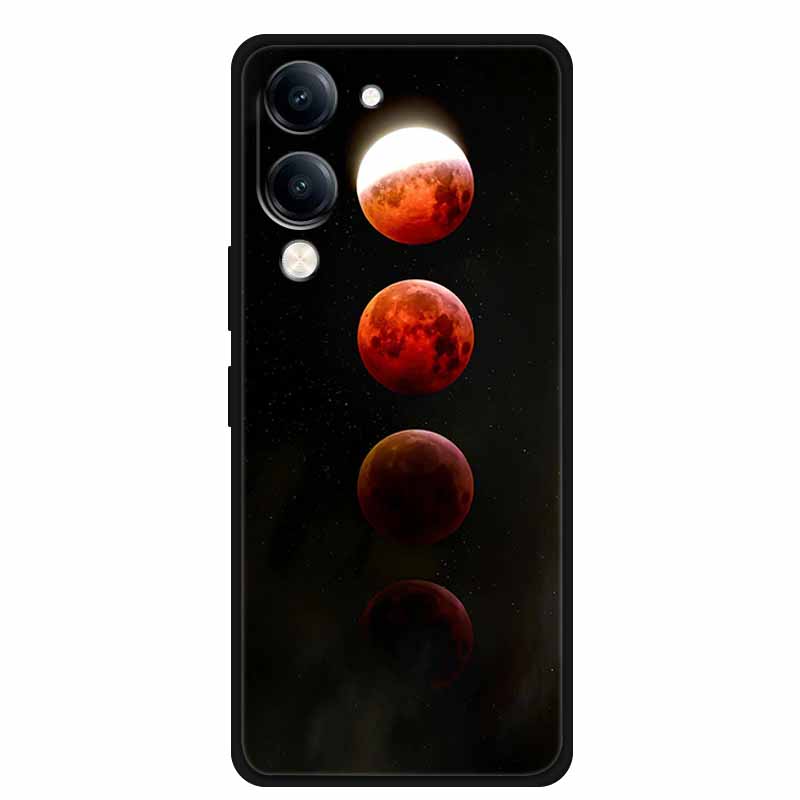 For Vivo iQOO Z10 Lite Case Silicone Black TPU Funda Back Cover for iQOO Z10 Lite 5G I2409 Soft Case Animal Coque IQOOZ10 Lite
