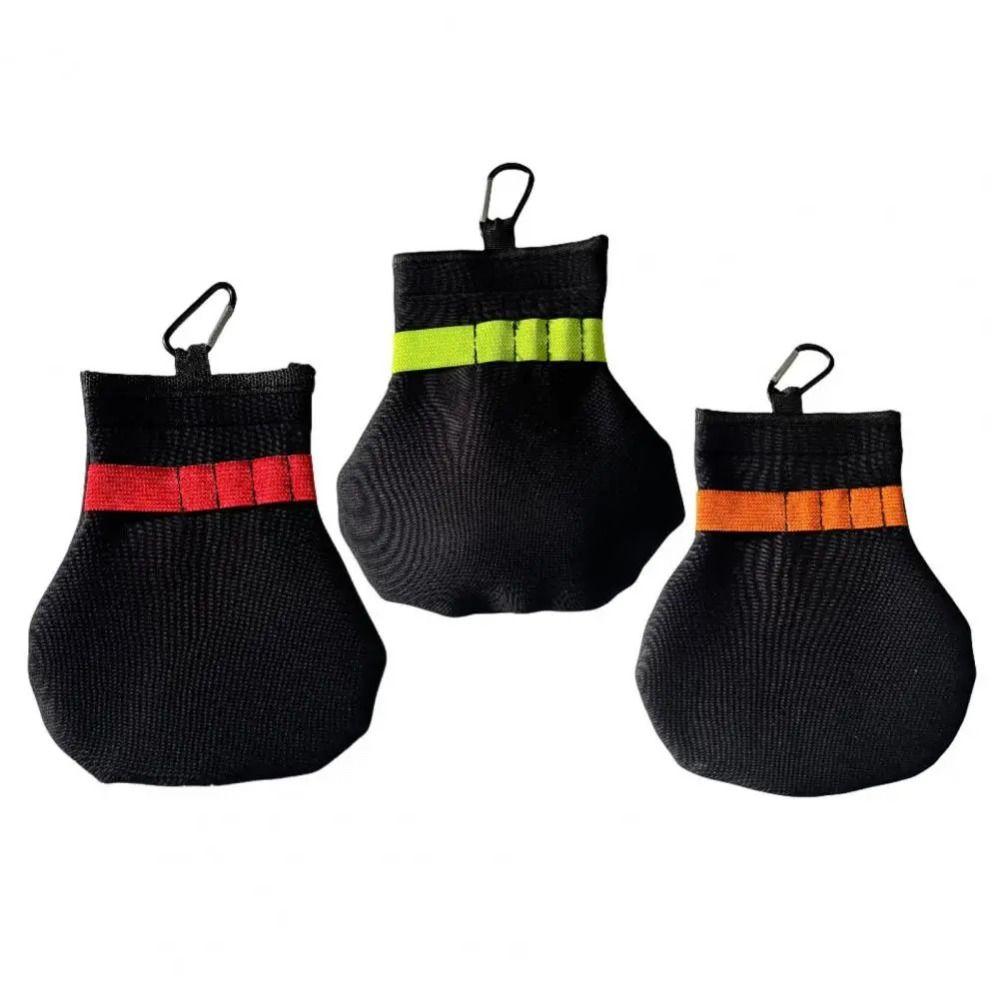 With Metal Clip Golf Ball Tee Holder Portable Golf Stud Pocket Golf Tee Bag Valuables Storage