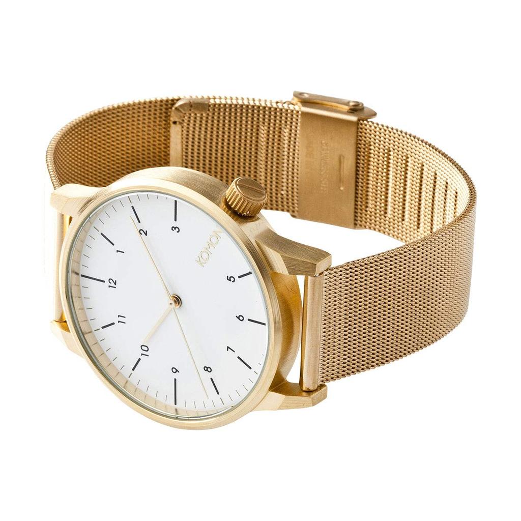 Authorized Dealer Komono Watch Unisex Winston Royal Gold White 42mm [KOMONO] Men's KOM-W2358 [WINSTON]