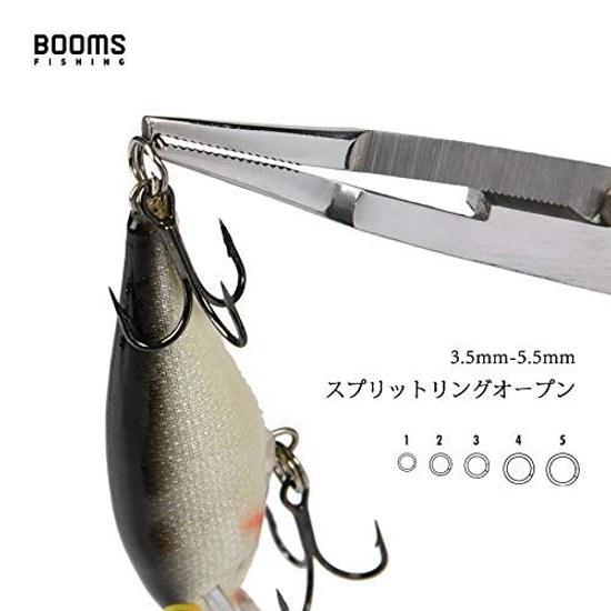 Booms Fishing H1 Pliers Pincers Cuts PE Line Hook Remover Lanyard