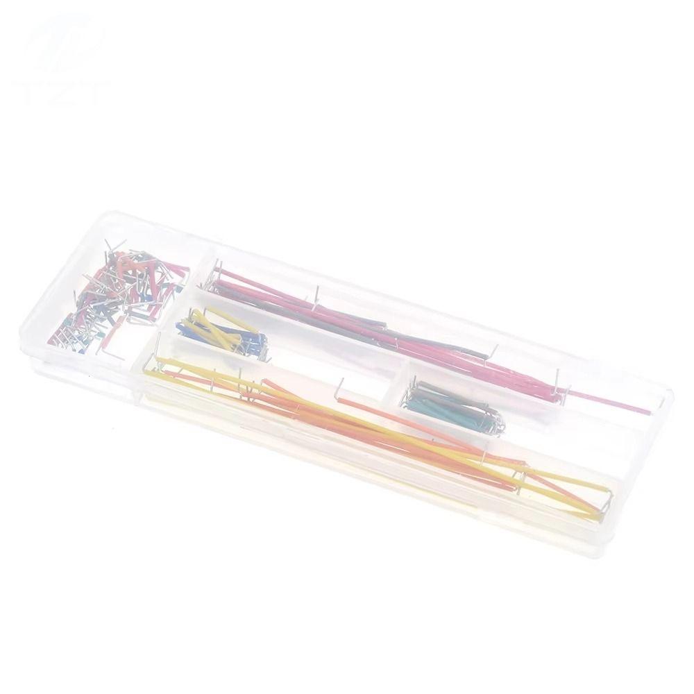 Flexible Wire Solderless Wire Kit Multicolored Breadboard Wires Kit Jumper Cable Wires Electronics