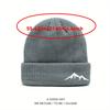 Autumn and Winter Urban Outdoor Daily Versatile Cold-proof Knitted Hat for Men and Women, a Must-have Warm Hat for Going Out On the Street