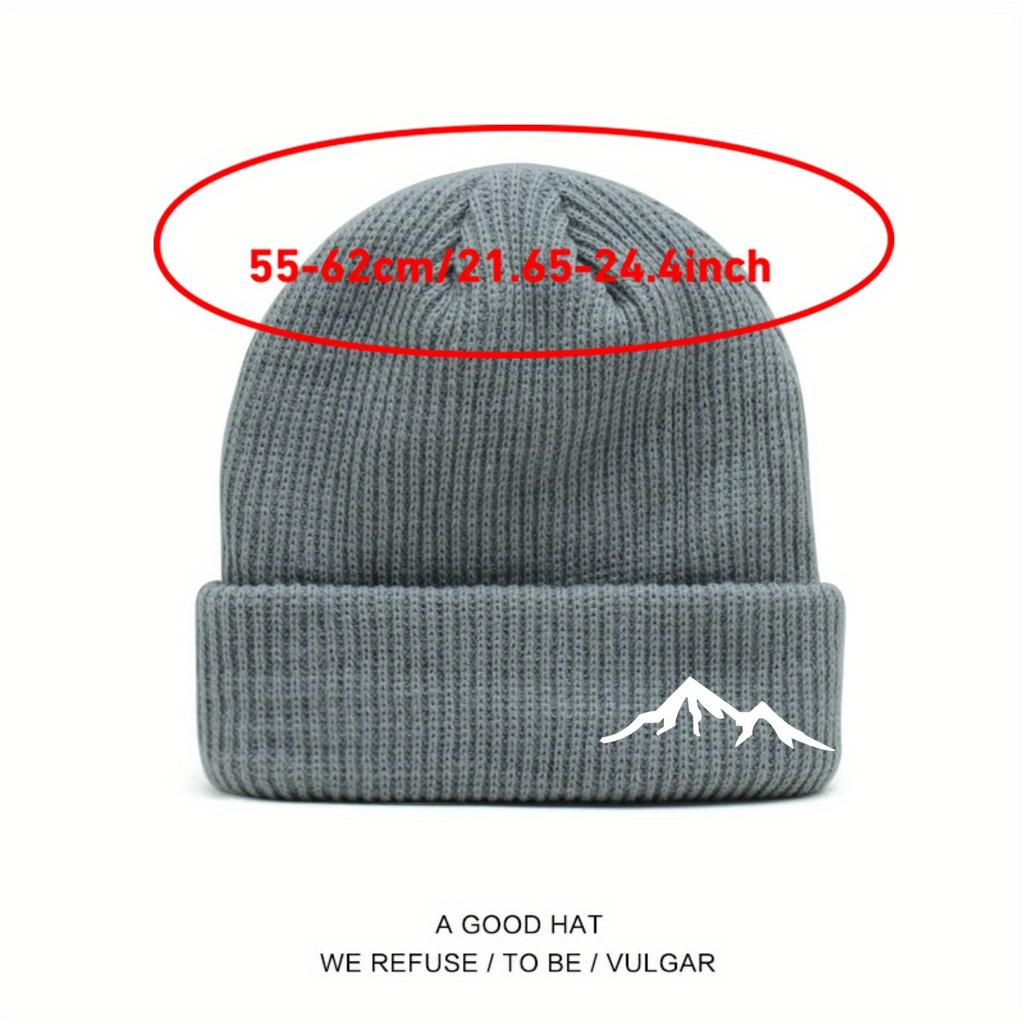 Autumn and Winter Urban Outdoor Daily Versatile Cold-proof Knitted Hat for Men and Women, a Must-have Warm Hat for Going Out On the Street