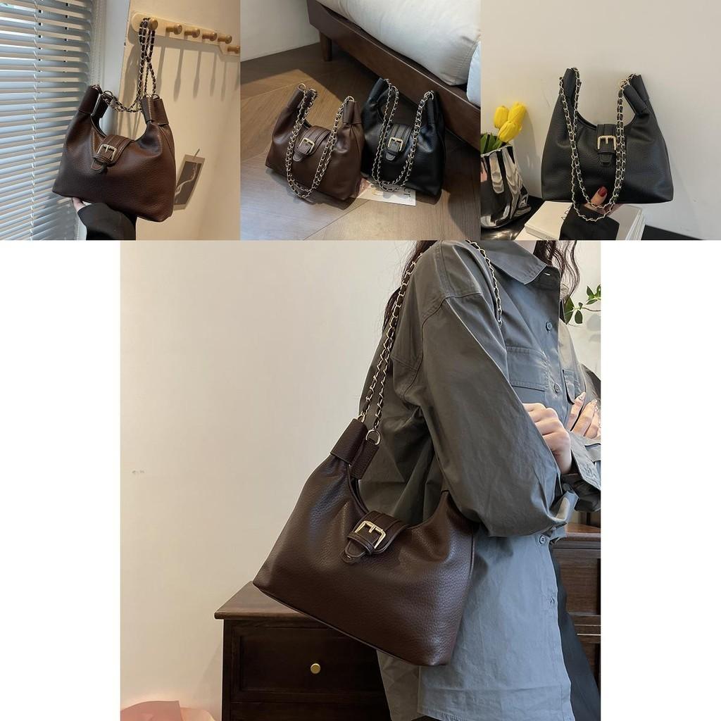 Classic Vintage Large Capacity Shoulder Bag For Women Stylish Commuter Tote Bag