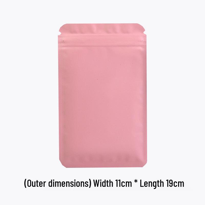 Double-Sided Frosted Aluminum Foil Self-Sealing Opaque Packaging Bag for Colored Ornaments