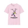 Personalized Disco Roller Pig T-Shirt: Custom Name, Retro Skater Gift