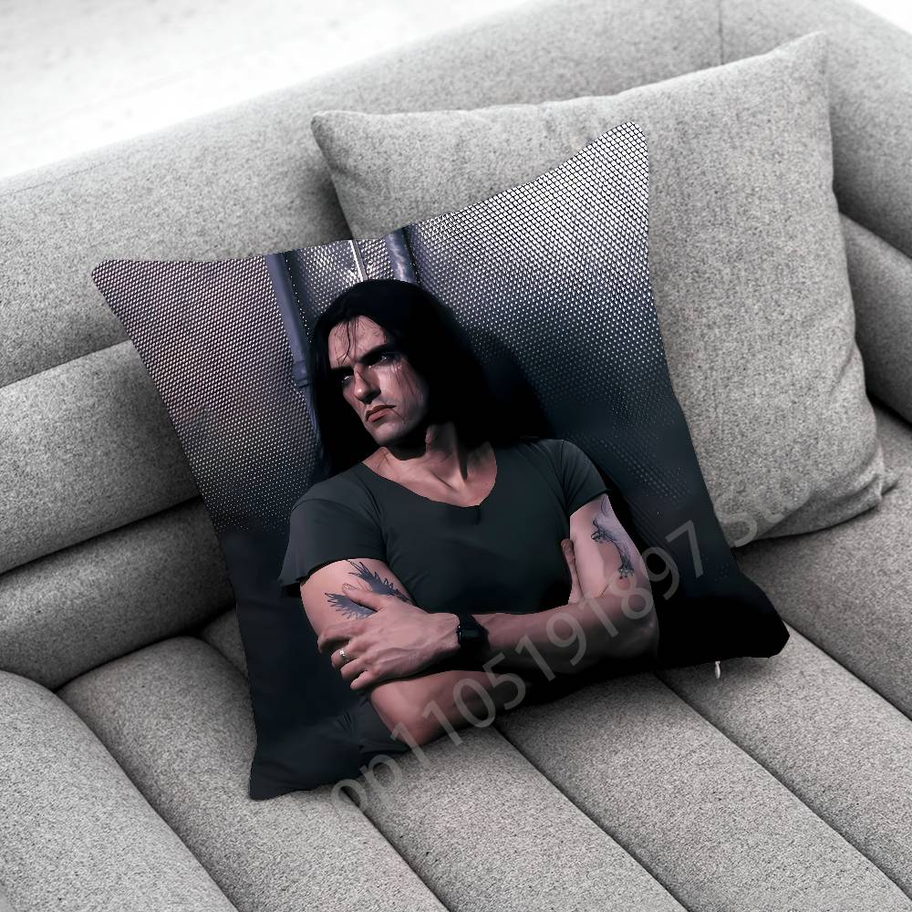 P-Peter Steele T-Type O Negative Bloody Kisses Throw Pillow Case For 45*45Cm 40Cm 55Cm 50Cm 30Cm Square Car Pillowcase Shell