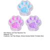 3Pcs Mini Cat Paw Squeeze Toy Stress Relief Kitten Paw Pinch Sensory Toy